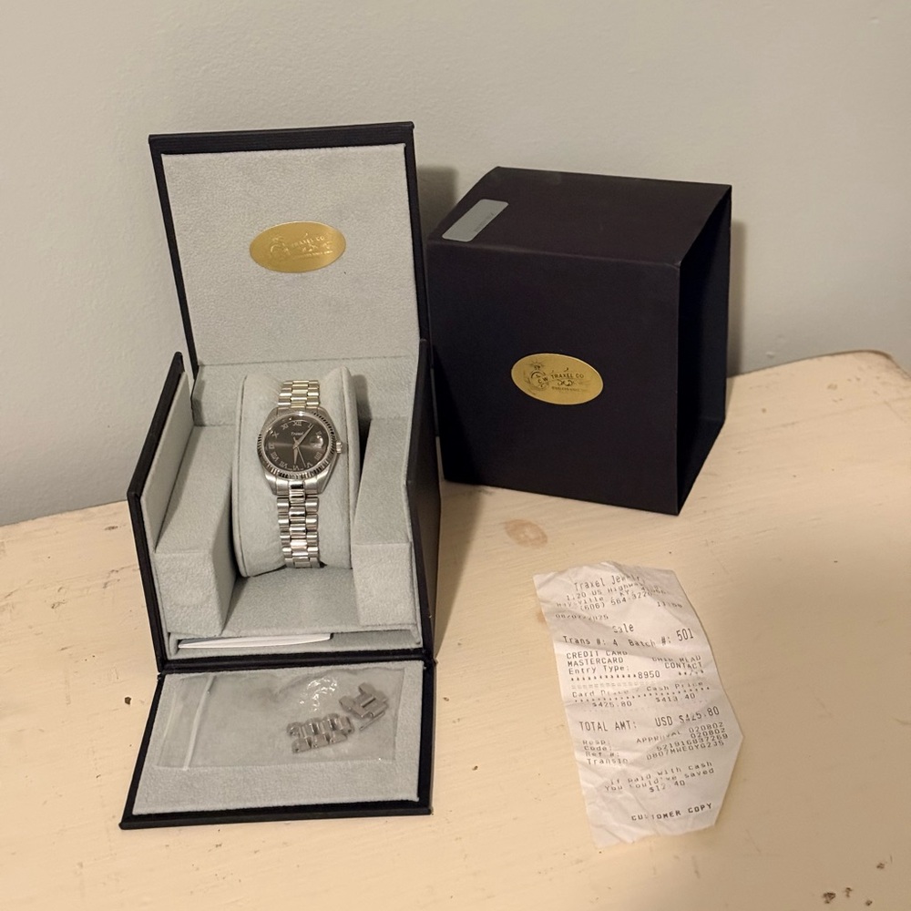 Elegant Silver Women's Watch